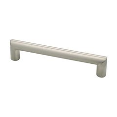 Modern 5-1/16 Inch Center to Center Satin Nickel Cabinet Pull Modern 5-1/16 Inch Center to Center Satin Nickel Cabinet Pull