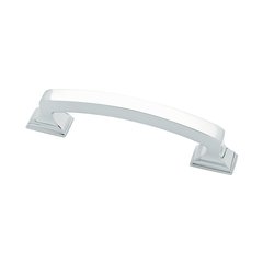 Classic Edge Pull 3-3/4 inch Center to Center Polished Chrome Classic Edge Pull 3-3/4 inch Center to Center Polished Chrome