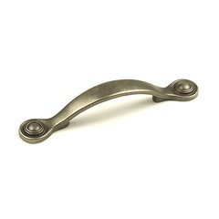 Baroque 3 Inch Center to Center Aged Pewter Cabinet Pull Baroque 3 Inch Center to Center Aged Pewter Cabinet Pull