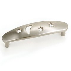 Celestials 3 Inch Center to Center Brushed Satin Nickel Cabinet Pull Celestials 3 Inch Center to Center Brushed Satin Nickel Cabinet Pull