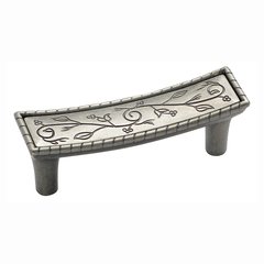 Vineyard 3 Inch Center to Center Weathered Nickel Cabinet Pull Vineyard 3 Inch Center to Center Weathered Nickel Cabinet Pull