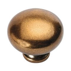 Cottage 1-1/4 Inch Diameter Antique Rose Gold Cabinet Knob Cottage 1-1/4 Inch Diameter Antique Rose Gold Cabinet Knob