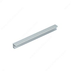 Squared 3-3/4 Inch Center to Center Aluminum Cabinet Pull Squared 3-3/4 Inch Center to Center Aluminum Cabinet Pull