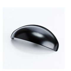 Advantage Plus 3 2-1/2 Inch Center to Center Black Cabinet Cup Pull Advantage Plus 3 2-1/2 Inch Center to Center Black Cabinet Cup Pull