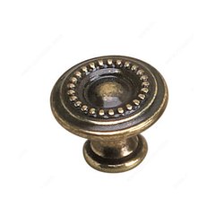 Empire 1-3/8 Inch Diameter Burnished Brass Cabinet Knob Empire 1-3/8 Inch Diameter Burnished Brass Cabinet Knob