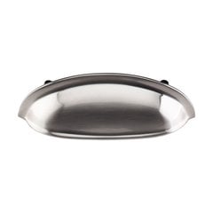 Somerset 3 Inch Center to Center Brushed Satin Nickel Cabinet Cup Pull Somerset 3 Inch Center to Center Brushed Satin Nickel Cabinet Cup Pull