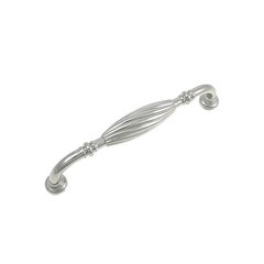 French Twist 5 Inch Center to Center Polished Nickel Cabinet Pull French Twist 5 Inch Center to Center Polished Nickel Cabinet Pull