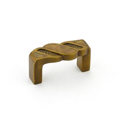 Arioso 1-3/4 Inch Center to Center Tiger Penshell, Estate Dover Cabinet Pull Arioso 1-3/4 Inch Center to Center Tiger Penshell, Estate Dover Cabinet Pull
