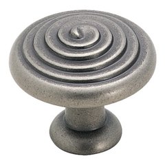 Divinity 1-1/4 Inch Diameter Weathered Nickel Cabinet Knob Divinity 1-1/4 Inch Diameter Weathered Nickel Cabinet Knob