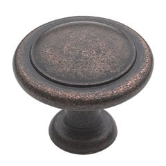 Reflections 1-1/4 Inch Diameter Rustic Bronze Cabinet Knob Reflections 1-1/4 Inch Diameter Rustic Bronze Cabinet Knob