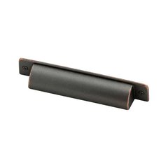 Iron Craft II 4 Inch Center to Center Statuary Bronze Cabinet Cup Pull Iron Craft II 4 Inch Center to Center Statuary Bronze Cabinet Cup Pull