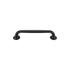 Mercer 5-1/16 Inch Center to Center Flat Black Cabinet Pull Mercer 5-1/16 Inch Center to Center Flat Black Cabinet Pull