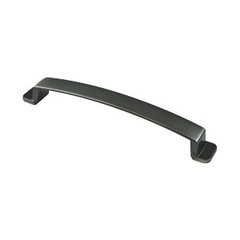 Oasis 6-5/16 Inch Center to Center Brushed Tin Cabinet Pull Oasis 6-5/16 Inch Center to Center Brushed Tin Cabinet Pull