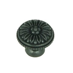 Cornell 1-3/8 Inch Diameter Antique Black Cabinet Knob Cornell 1-3/8 Inch Diameter Antique Black Cabinet Knob