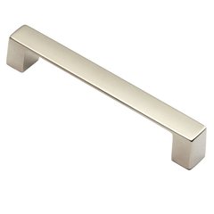 Italian Designs Classico 6-5/16 Inch Center to Center Smooth Satin Nickel Cabinet Pull Italian Designs Classico 6-5/16 Inch Center to Center Smooth Satin Nickel Cabinet Pull