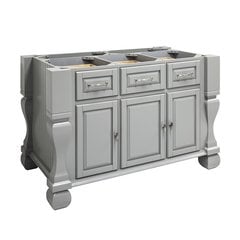 53" Tuscan Kitchen Island w/o Top - Grey 53" Tuscan Kitchen Island w/o Top - Grey