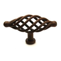 Saxon 3-1/2 Inch Diameter Natural Rust Cabinet Knob Saxon 3-1/2 Inch Diameter Natural Rust Cabinet Knob