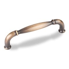 Chesapeake 3-3/4 Inch Center to Center Antique Brushed Satin Brass Cabinet Pull Chesapeake 3-3/4 Inch Center to Center Antique Brushed Satin Brass Cabinet Pull