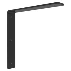 Freedom Black Hidden Countertop Brackets 20 Inches in Length Freedom Black Hidden Countertop Brackets 20 Inches in Length