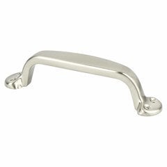 Andante 3-3/4 Inch Center to Center Brushed Nickel Cabinet Pull Andante 3-3/4 Inch Center to Center Brushed Nickel Cabinet Pull