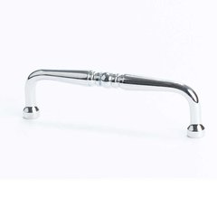Plymouth 3-3/4 Inch Center to Center Polished Chrome Cabinet Pull Plymouth 3-3/4 Inch Center to Center Polished Chrome Cabinet Pull