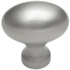 Solid Brass Knob 1-1/4" Dia Satin Nickel Solid Brass Knob 1-1/4" Dia Satin Nickel