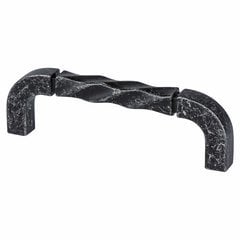Rhapsody 3-3/4 Inch Center to Center Weathered Iron Cabinet Pull Rhapsody 3-3/4 Inch Center to Center Weathered Iron Cabinet Pull