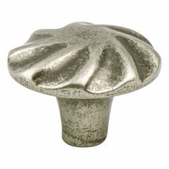 Rhapsody 1-5/16 Inch Diameter Weathered Nickel Cabinet Knob Rhapsody 1-5/16 Inch Diameter Weathered Nickel Cabinet Knob
