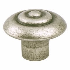 Rhapsody 1-1/4 Inch Diameter Weathered Nickel Cabinet Knob Rhapsody 1-1/4 Inch Diameter Weathered Nickel Cabinet Knob