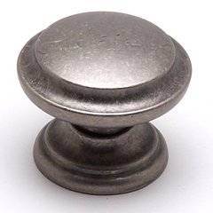 Euro Rustica 1-3/8 Inch Diameter Rustic Nickel Cabinet Knob Euro Rustica 1-3/8 Inch Diameter Rustic Nickel Cabinet Knob