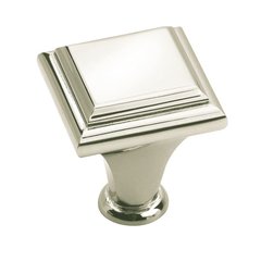 Manor 1 Inch Diameter Polished Nickel Cabinet Knob Manor 1 Inch Diameter Polished Nickel Cabinet Knob
