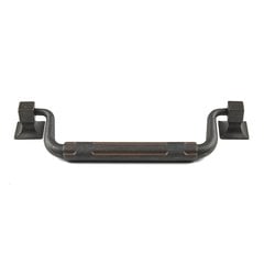 Medieval 5-1/16 Inch Center to Center Olde Iron Rust Cabinet Bail Pull Medieval 5-1/16 Inch Center to Center Olde Iron Rust Cabinet Bail Pull