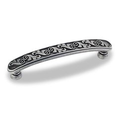 Regency 3-3/4 Inch Center to Center Swedish Iron Machined Cabinet Pull Regency 3-3/4 Inch Center to Center Swedish Iron Machined Cabinet Pull