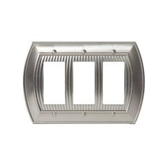 Allison Three Rocker Walll Plate Satin Nickel Allison Three Rocker Walll Plate Satin Nickel