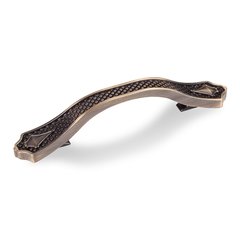 Padua 3-3/4 Inch Center to Center Antique Brushed Satin Brass Cabinet Pull Padua 3-3/4 Inch Center to Center Antique Brushed Satin Brass Cabinet Pull