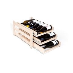 Wine Logic 3 Tray/18 Bottle In Cabinet Wine Rack Maple Wine Logic 3 Tray/18 Bottle In Cabinet Wine Rack Maple