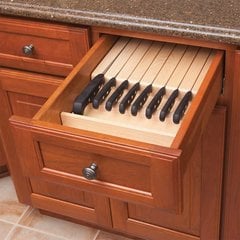 11 Slot Trimmable Knife Block 12-1/4 inch Wide 11 Slot Trimmable Knife Block 12-1/4 inch Wide