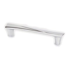 Fluidic 5-1/16 Inch Center to Center Polished Chrome Cabinet Pull Fluidic 5-1/16 Inch Center to Center Polished Chrome Cabinet Pull