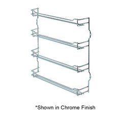 Spice Rack 15-3/8 inch Wide Champagne Finish Spice Rack 15-3/8 inch Wide Champagne Finish