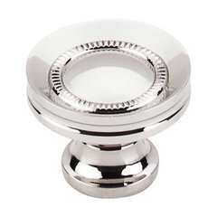 Asbury 1-1/4 Inch Diameter Polished Nickel Cabinet Knob Asbury 1-1/4 Inch Diameter Polished Nickel Cabinet Knob