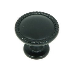 Palermo 1-1/4 Inch Diameter Matte Black Cabinet Knob Palermo 1-1/4 Inch Diameter Matte Black Cabinet Knob