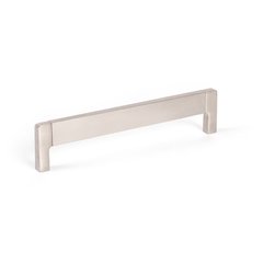 Lungo 6-5/16 Inch Center to Center Brushed Nickel Cabinet Pull Lungo 6-5/16 Inch Center to Center Brushed Nickel Cabinet Pull