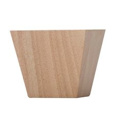 Contemporary Bun Foot 3 inch H-Hardwood Contemporary Bun Foot 3 inch H-Hardwood