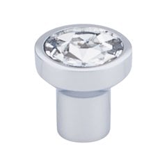 Barrington 1-1/8 Inch Diameter Crystal/Polished Chrome Cabinet Knob Barrington 1-1/8 Inch Diameter Crystal/Polished Chrome Cabinet Knob