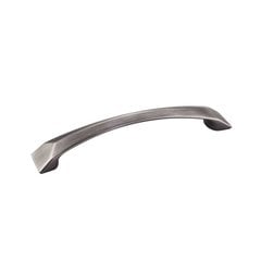 Cairo 5-1/16 Inch Center to Center Brushed Pewter Cabinet Pull Cairo 5-1/16 Inch Center to Center Brushed Pewter Cabinet Pull