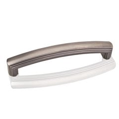 Delgado 5-1/16 Inch Center to Center Bright Nickel Brushed with Dull Lacquer Cabinet Pull Delgado 5-1/16 Inch Center to Center Bright Nickel Brushed with Dull Lacquer Cabinet Pull