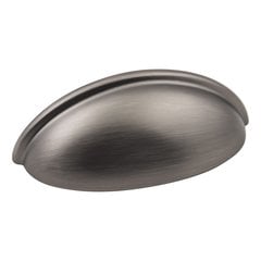Florence Cabinet Cup Pull 3" C/C Brushed Pewter Florence Cabinet Cup Pull 3" C/C Brushed Pewter