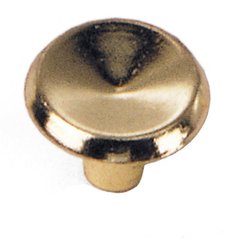 Modern Standards 1 Inch Diameter Polished Brass Cabinet Knob Modern Standards 1 Inch Diameter Polished Brass Cabinet Knob