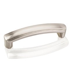 Delgado 3-3/4 Inch Center to Center Satin Nickel Cabinet Pull Delgado 3-3/4 Inch Center to Center Satin Nickel Cabinet Pull