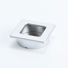 Stylus 1-1/2 Inch Diameter Dull Chrome Recess Pull Stylus 1-1/2 Inch Diameter Dull Chrome Recess Pull